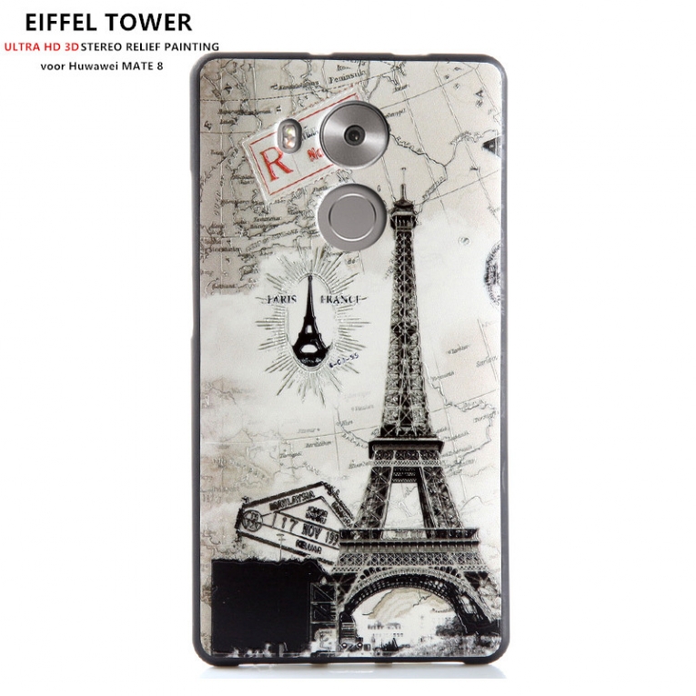 Softcase For Huawei Mate 8 design 3d softcase hoesje huawei mate 8 eiffel tower Softcase For Huawei Mate 8 design 3d softcase hoesje huawei mate 8 eiffel tower